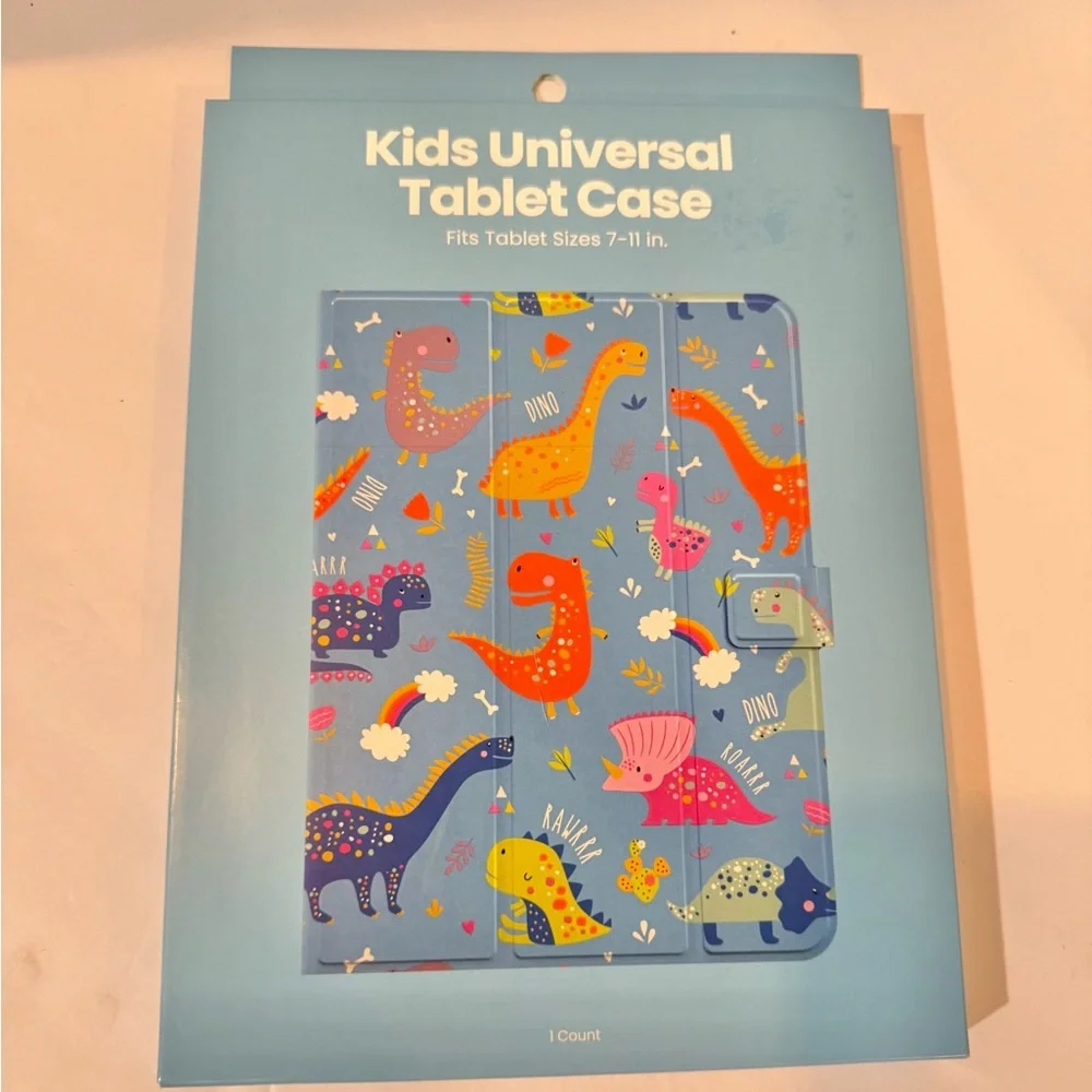 Kids Universal Tablet Case Blue Dinos Brand New